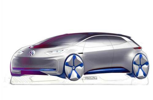 Das VW E-Konzept 2016.
